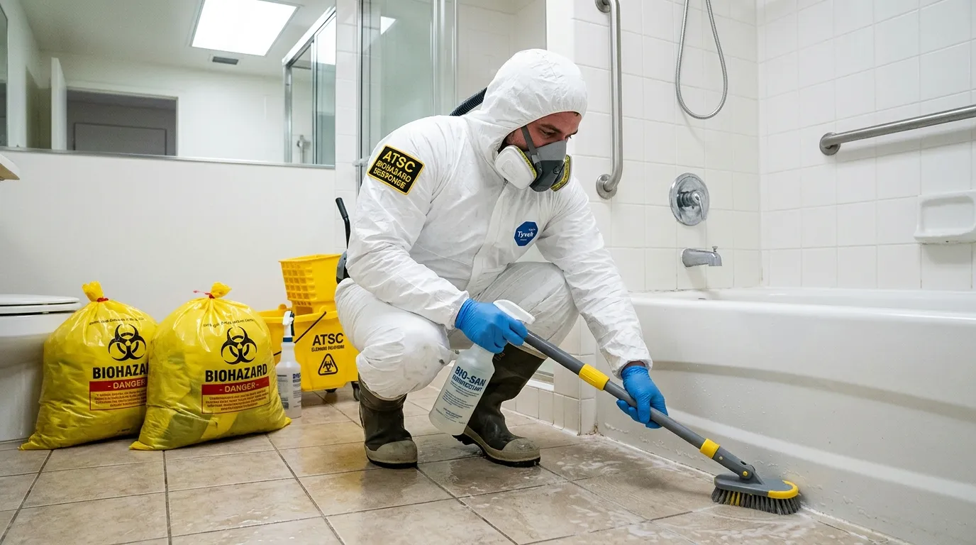 Decontamination equipment deployed for Blood Cleanup in Texarkana